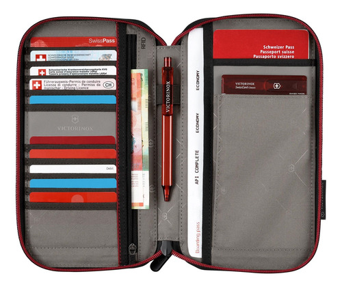 Travel Organizer Porta Documentos Victorinox Com Rfid 653372