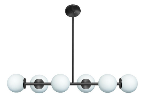 Lampara De Techo Moderna Colgante 6 Luces Esferas Best E27