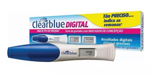 Teste de Gravidez Clearblue Digital com 1 Unidade