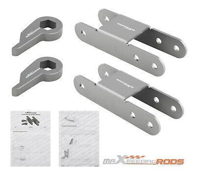 1-3'' Lift Kit Torsion Keys Shackles For Chevy S10 & S10 Mtb