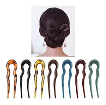 Comprar Paquete De 7 Horquillas Para El Cabello De Plastico De Leop