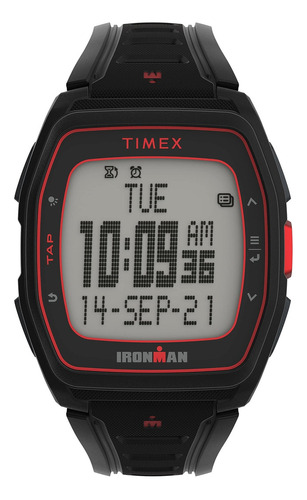 Reloj Mujer Timex Tw5m47500so Cuarzo Pulso Negro En Silicona