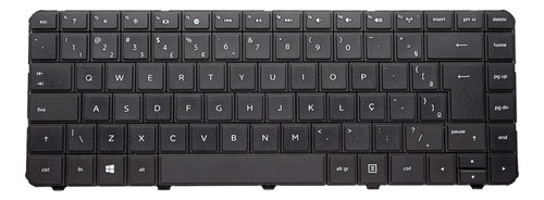 Teclado P/ Notebook Hp 584037-001 Preto Abnt2 Marca Bringit