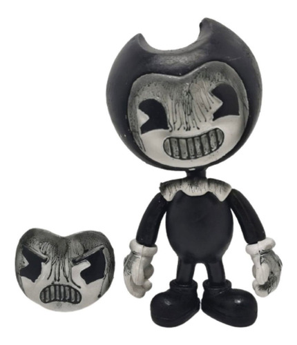 Figura Bendy And The Ink Machine Dirty Black Emit Luz Brilla