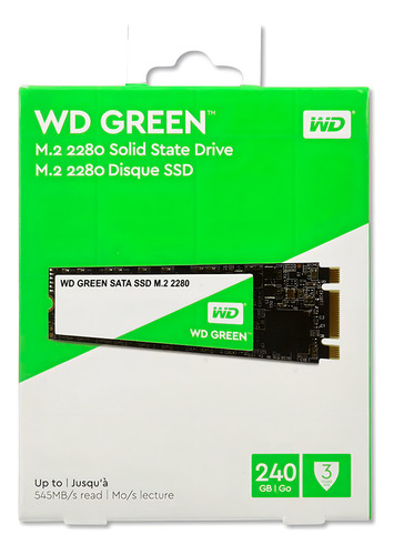 Disco Sólido Ssd Interno Western Digital Wd Green Wds240g2g0