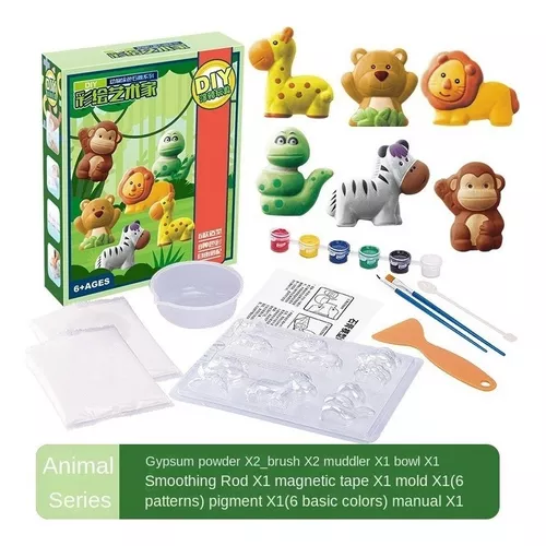 Kit de Pintura Para Educação Infantil Brinquedo Animais Pets