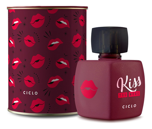 Deo Colônia Kiss You More Lata 100ml ( Libre Intense )