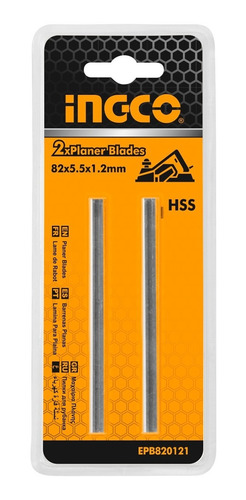 Imagen 1 de 2 de Cuchilla P Cepillo 82x5.5x1.2mm Epb820121 Ingco Epb820121 Pl