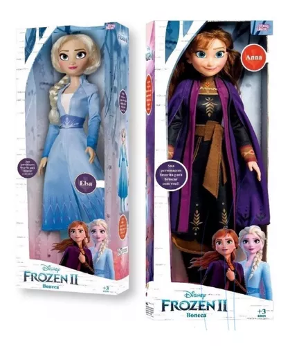 Boneca Anna Frozen 2 Original Disney Baby Brink 1741 - SOOFISTIK