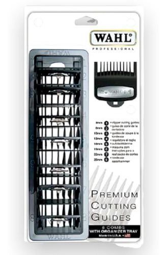 Combo Wahl Balding Profesional Y Juego De 8 Peines Premium Color Tinta