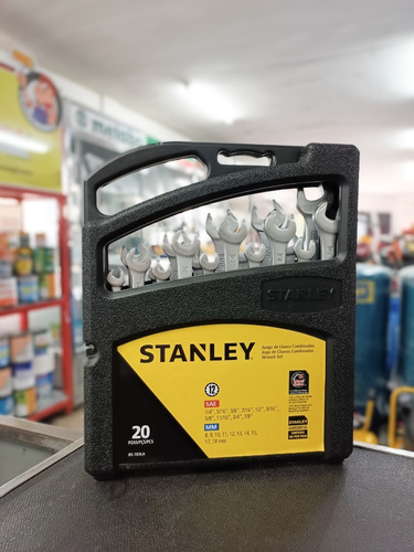 Juego De Llaves Combinadas Stanley PuLG/met 20 Piezas