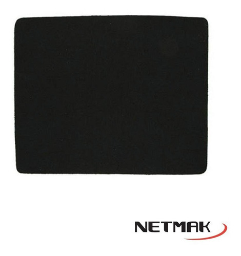 Mousepad Netmak Mediano 20x20cm Negro Liso - Nm-m1226