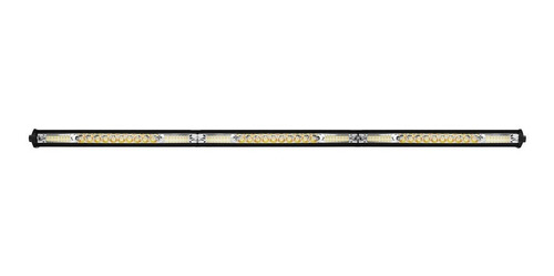 Barra De Led Ultra Slim Color Blanco/ambar 12/24v 306w 79cm