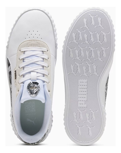 Zapatilla Puma Carina 3.0 Snake Chic 400723 01 Blanco Mujer