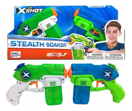 Pistola De Agua X-shot Stealth Soaker X 2 Unidades
