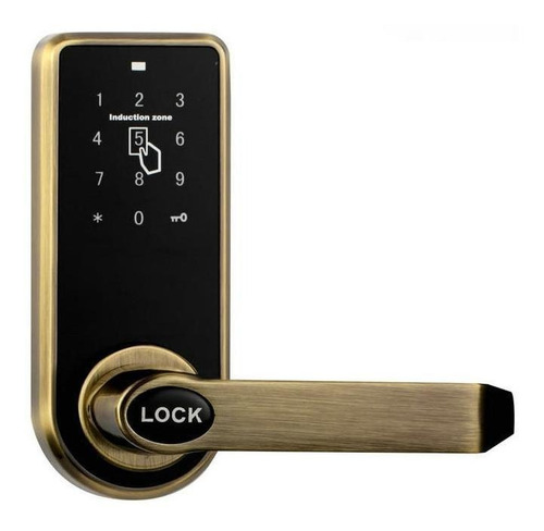 Cerradura Con Clave Personalizada, Mxhyk-002, Bluetooth, Ni Color Níquel