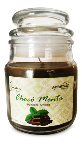 Vela 16 Horas Choco Menta Para Romance Armonía