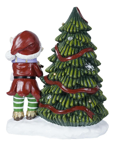 Decoración De Árbol De Navidad De Navidad De Mesa, Resina