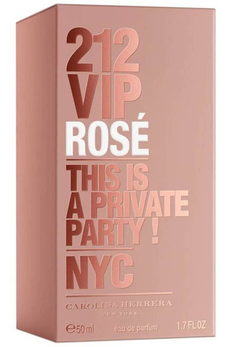 Carolina Herrera 212 Vip Rosé Perfume Fem. - Edp 50ml Blz