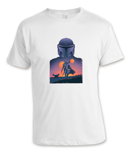 Remera Adulto The Mandalorian - Personalizada - Sublimada