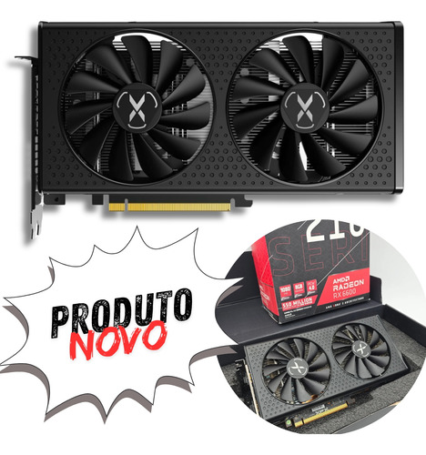 Placa De Vídeo Amd Radeon Rx6600 8gb Gddr6 Xfx Swft 210 Gpu