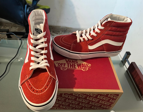 Tenis Vans Sk8-hi Para Hombre Talla 27mx Originales Nuevos