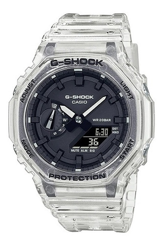 Reloj Casio Transparent Pack Original Hombre Time Square