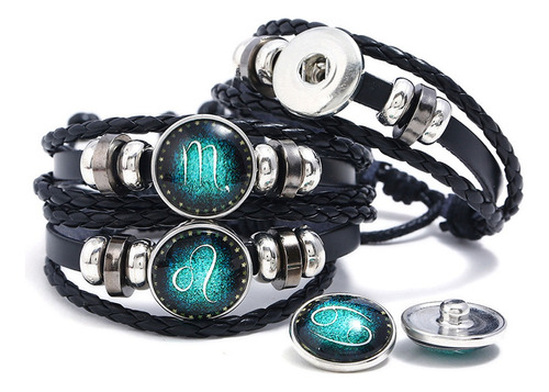 Pulsera Signo Zodiacal Horóscopo Unisex Ajustable