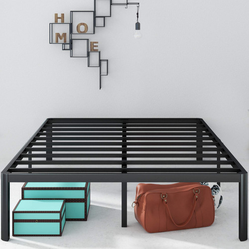 Estructura De Cama Plataforma Metal 40 Cm Con Soporte De Lis