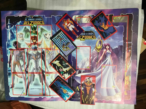 Album Caballeros Zodíaco Oro Completo Saint Seiya Versión Sp