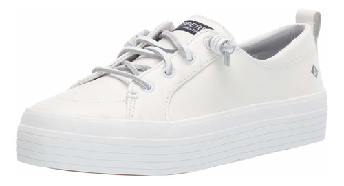 Sperry Crest Vibe - Tenis De Plataforma Para Mujer, Cuero Bl