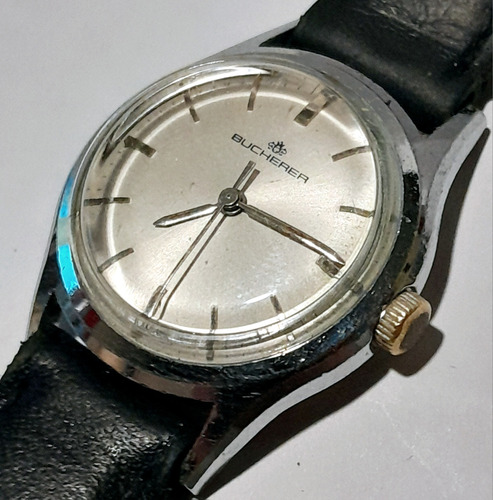 Reloj Bucherer 28 Mm Cuerda Manual Antiguo Militar De Rolex