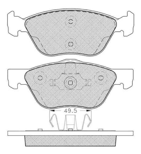 Pastilla De Freno Fiat --argo Hgt - Precision 1.8 Mt-at6 201