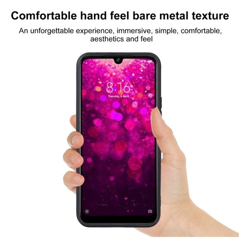 Funda De Teléfono Tpu Negra Esmerilada For Xiaomi Redmi Y3