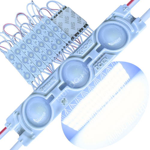 1000pçs Módulo De Led Injetado 6012 1,2w 3led Lente Ip67 12v