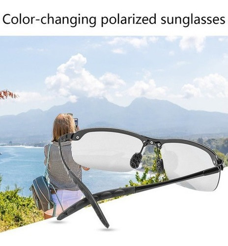 2× Gafas De Sol Fotocromáticas Hombre Polarizadas