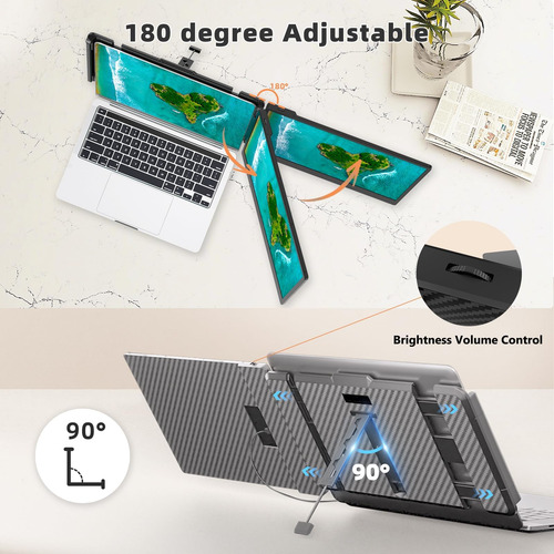 Extensor De Monitor De La Computadora Portátil, Monitor Port
