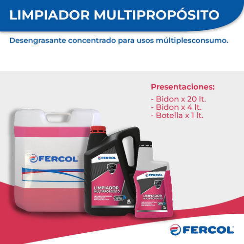 Limpiador Multiproposito Fercol Desengrasante X 1 Lt