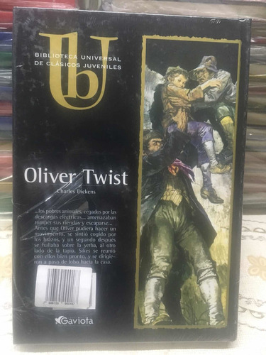 Libro Oliver Twist, Charles Dickens, Tapa Dura