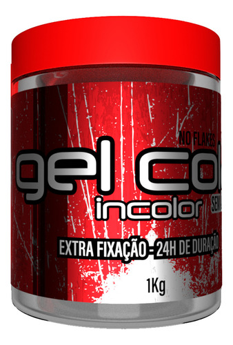 Gel Cola Windfix Incolor 1kg No Flakes Super Fixação Wind