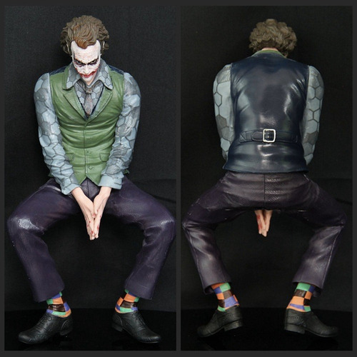 Figura Joker Guasón 24cm De Acción Batman Comic En Caja Xl