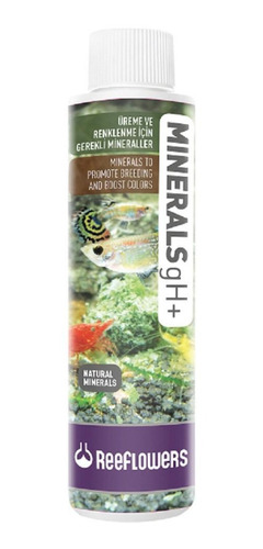 Reeflowers Minerals Gh+ 85ml Aumenta Dureza Total Aquário