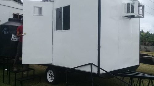 Imagen 1 de 14 de Renta Dormitorio Casa Movil Remolque Caseta Para 2 Personas