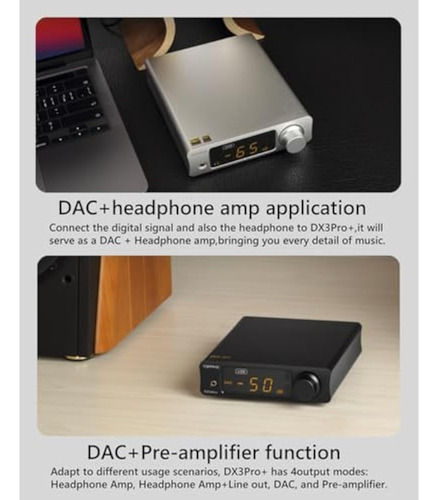 Topping Amplificador De Auriculares Dx3pro+ Ldac,