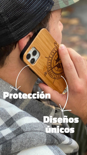 Estuche De Madera Para iPhone Bamboo Case
