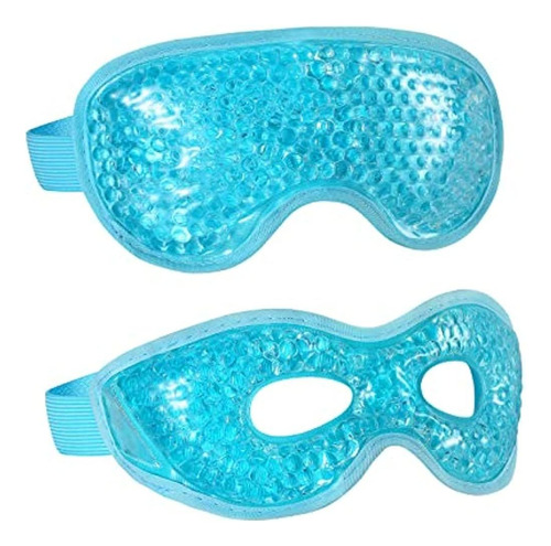 2pcs Gel Eye Mask Reutilizable Hot Cold Therapy Gel Bead Eye