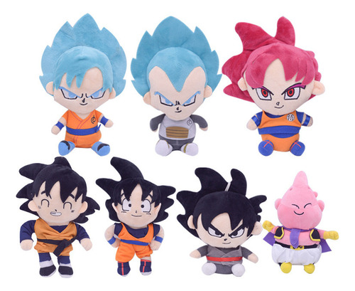 Peluches Envolventes De Seven Dragon Ball Doll Super Saiyan