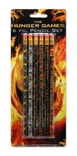 The Hunger Games Movie  lápiz Set 6 pc