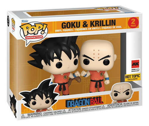 Funko Pop Goku Y Krillin (2 Pack) Dragon Ball