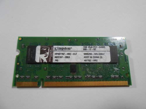 Memoria Ram Para Notebook Netbook Ddr2 1 Gb Kingston